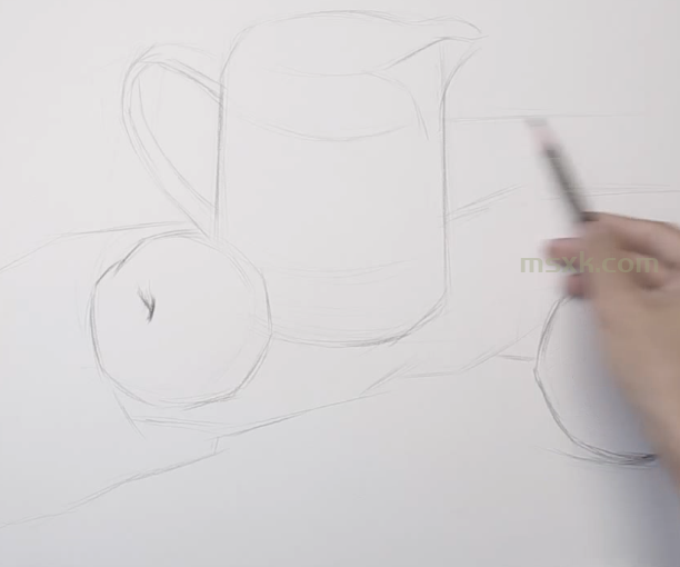 初学视角下结构素描静物默画技巧与步骤
