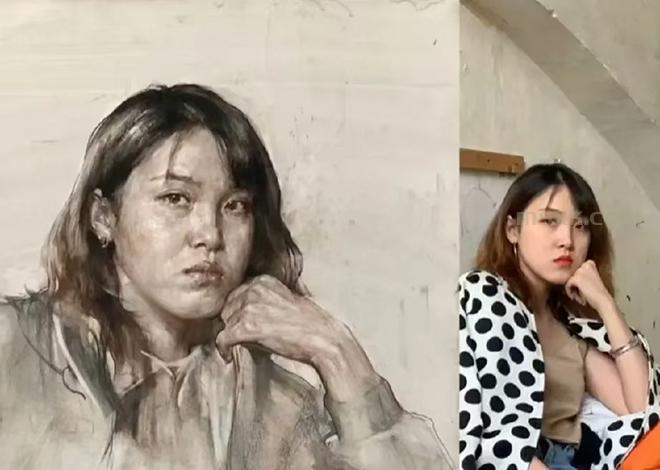 来看！带画室模特的素描头像写生