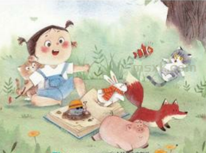 萌&middot;超可爱水彩手绘儿童插画专业教程PDF下载