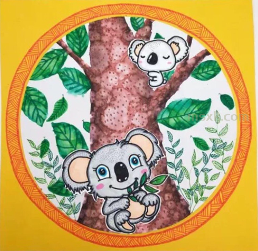 （素材下载）儿童创意画350幅