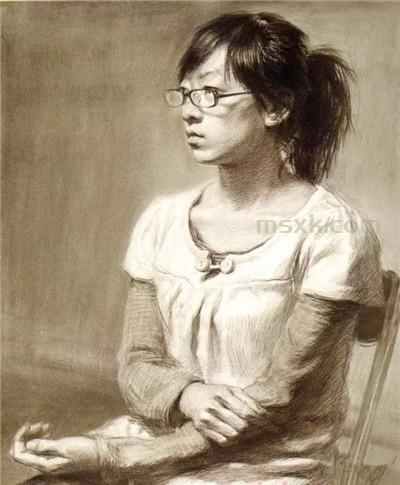 素描人物写生的步骤与方法