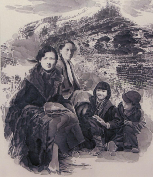 连环画《梁思成和林徽因》原稿