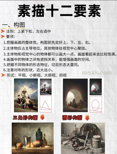一次看完！画素描的十二要素，收藏！
