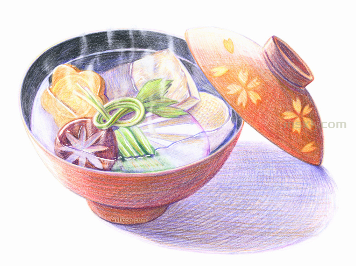 烟火气的彩铅画：味觉想象，绘就美食!