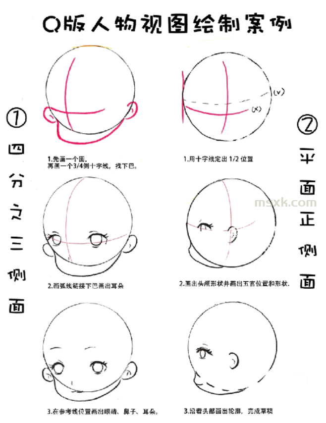 Q 版头像绘制方法详解