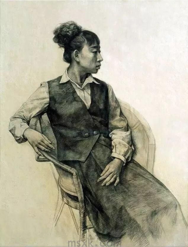 这些素描半身像，画的真带劲